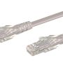 Linkqnet RJ45 CAT6 Anti-snag Moulded Pvc Network Flylead - Grey - 10M