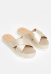 Edit Cross-strap Espadrille - Gold