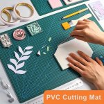A3 Double-sided Plastic Cutting Mat For Quilting Paper Clay & Art Crafting - Durable Non-slip Craft Cutting Board Ideal For Offi