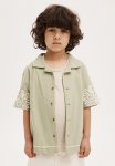 Cotton On Cabana Short Sleeve Shirt - Deep Sage vanilla Monstera