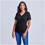 Ladies Super Club 165 V-neck T-Shirt - White 4XL
