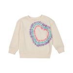 Older Girl Tie Dye Fleece Top