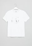 Polo Girls Printed Tee - White