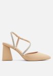 Petrraa Block Heel - Beige