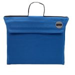 Meeco Gusset Bookbag+handle Blue