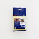 Brother M-K231 M-tape 12MM Black On White Non-laminated Label Cassette 8M