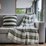 Melody - Underline Hunter olive - 150 X 200 Cm Single
