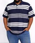 Mens Eagle Stripe Golfers Nvy wht - 10XL Navy wht