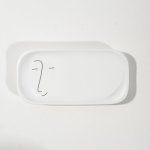 Faces Of Felicity Small Rounded Rectangular Platter Nibble