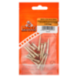 Brass Wood Screw 4.0X36MM 15-PACK