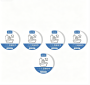 5PIECE 70 100CM Compressed Disposable Bath Towels