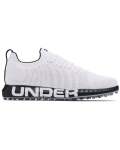 Men's Ua Hovr Knit Lace Up Spikeless Golf Shoes - White 9