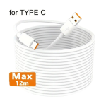 Samsung Extra Long 12METER Usb-c Fast Charging Cable For Galaxy S24 S23 S22 Xiao