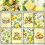 Vintage Lemon Garden Paper Kit - Journal & Scrapbooking Collection