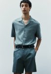 Regular Fit Chino Shorts - Turquoise