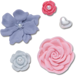 Boho Flowers 5 Pack - Multi Osfa