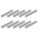 Metallixity Dowel Pin 5X25MM 15PCS 304 Stainless Steel Shelf Support Pegs Pin Fastener Elements - For Metal Devices Furniture In