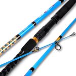 Fiblink Surf 2-PIECE 3-PIECE 4-PIECE Fishing Rod Spinning casting Carbon Fiber Travel Fishing Rod 9FT 10FT 12FT Spin - 3PC - 12F