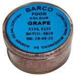 Barco Grape Food Colour 10ML Blue Label