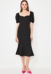Black Collar Elegant Dress