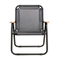 Outdoor Folding Chair With Breathable Mesh Armrests