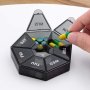 1PC 7 Days Pill Storage Box MINI Travel Portable Medicines Dispenser Box Multifunction Plastic Seven Compartment Sealer Box