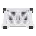 Orico Dual Fan 11-15" Aluminium Laptop Cooling Pad Stand With USB Passthrough Adapter