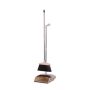 - Stainless Steel Broom And Dustpan Set - Khaki