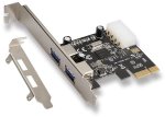 MicroWorld 2 Port USB 3.0 Pci-e Expansion Card
