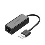 UGreen CR110 Ethernet Adapter USB 2.0 To RJ45 - BLACK-CR110-20254