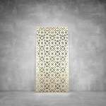 Laser Cut Screen - Design 108 - 1040 X 535 X 20 Matt Gold Outdoor