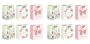 12-PIECE Colourful Floral Gift Bag Set - 32 42 11.5CM.