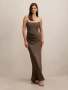 Ivy Lace Corset Drape Maxi Dress - 18 / Olive Night