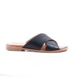 Slide Black - Black 42 Leather