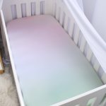 Cot Fitted Sheet Ombre Fairy Love Colors