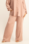 Carey Satin Pant - Blush - M