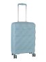 ELLE 4 Wheel Carry On Trolley Case Pastel Blue