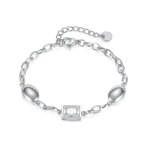 STELLAR Stella Stainless Steel Cz Bangle Adjustable Size: 15-19CM : 7-14 Days