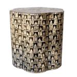 Scalloped Side Table