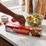 Clear Plastic Cling Wrap Food Preservation Roll