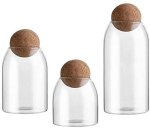Glass Pine Cookie Jar - 1200 Ml