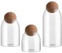 Glass Pine Cookie Jar - 1200 Ml