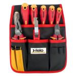 Felo 413 Screwdriver Set 9PC Ergonic Insulated Vde Sl ph main pliers cut