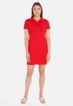 Tommy Hilfiger 1985 Slim Pique Polo Dress Short Sleeve - Fireworks