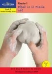 Level 7 Reader 1 - What Is It Made Of?: Gr R Paperback