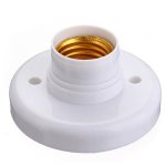 CL0535 Electrical – Bulb Socket Surface Mount E27 Screw Base Plastic