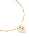 Tweens Gold Plated Stainless Steel Lilac Cord Bear & Cubic Zirconia Toggle Bracelet