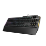 Asus Tuf Gaming K1 Rgb Keyboard With Dedicated Volume Knob Spill-resistance Side Light Bar And Armoury Crate