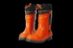 Functional 24 Chainsaw Leather Boots Size 45