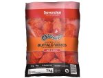 6 X 1KG CRUMBED CHICKEN Buffalo Wings – Hot & Spicy